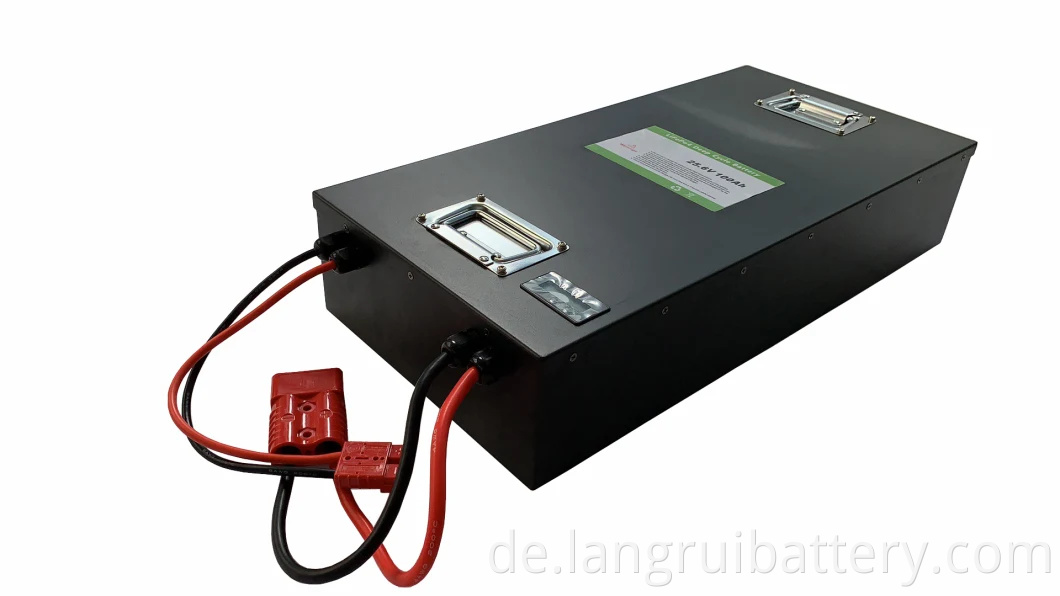 24 V 100AH ​​LIFEPO4 Batterie Lithium -Batterie Solar Batterie Lithium -Ionen -Batterie wiederaufladbare Batterie -Leistungswand